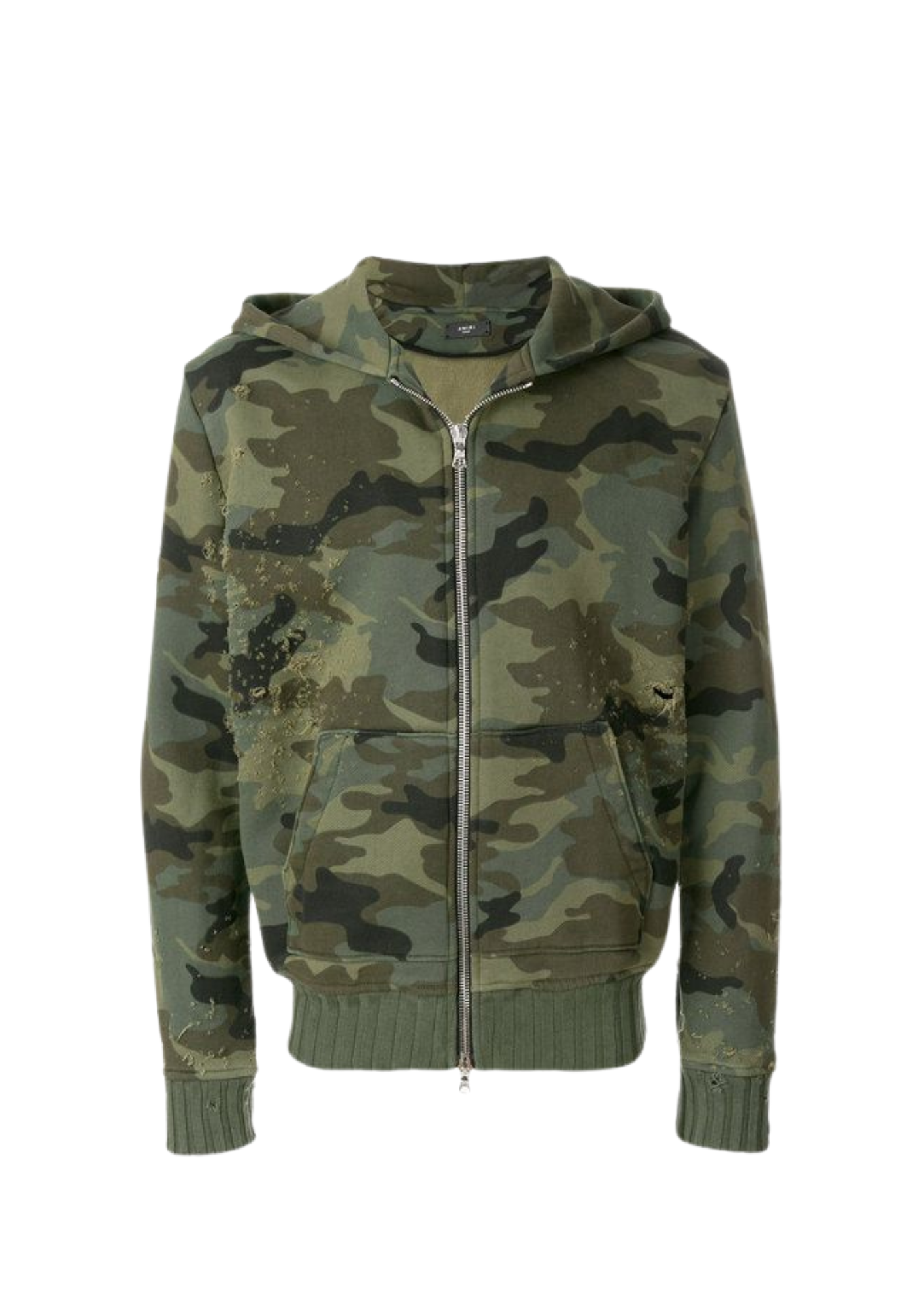 DISTRESSED CAMO - HOODIE